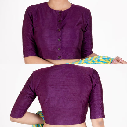 Women's Lavender Front Hook Blouse