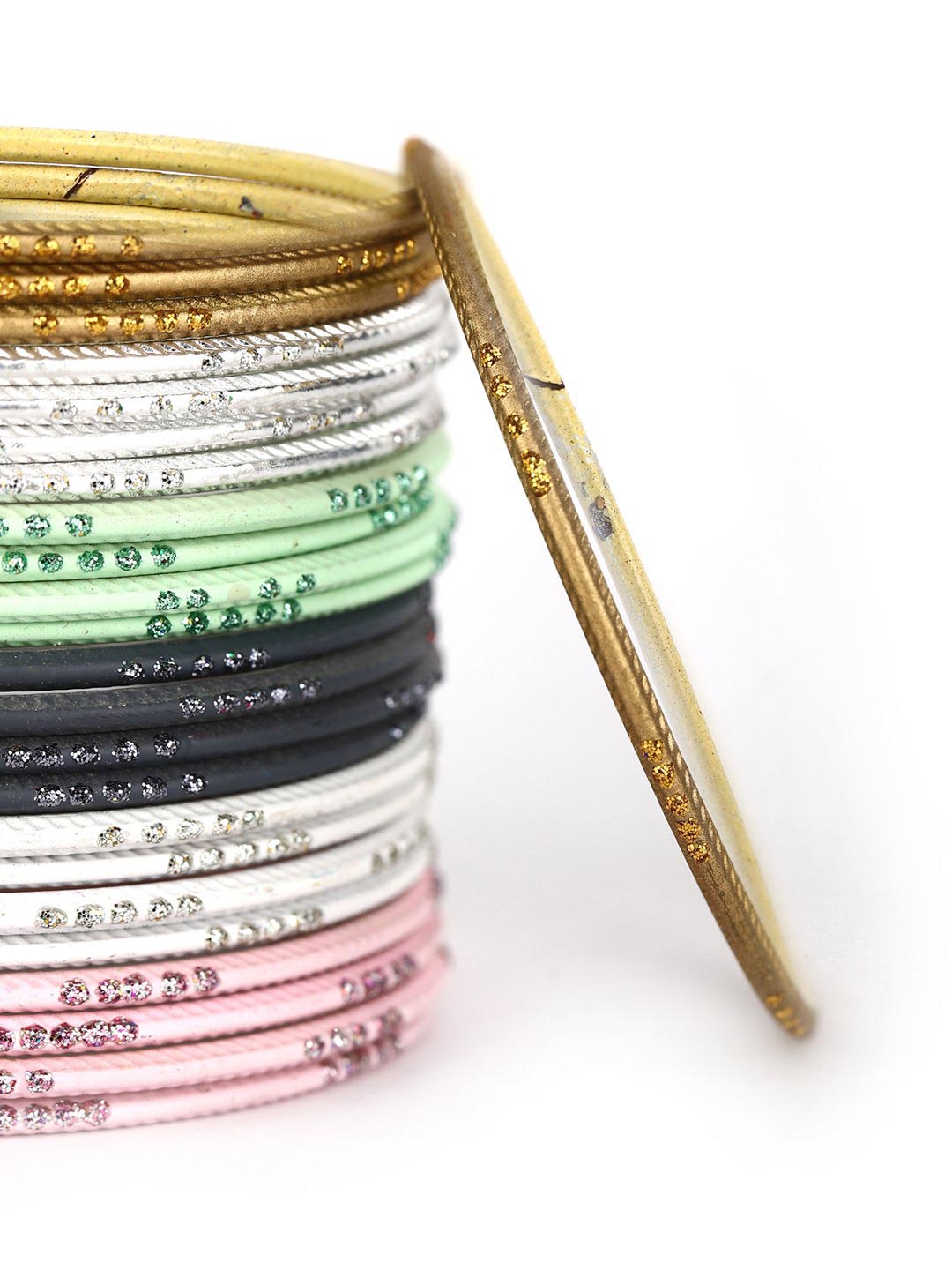 Women's  Set of 24 Multi-Color Bangles