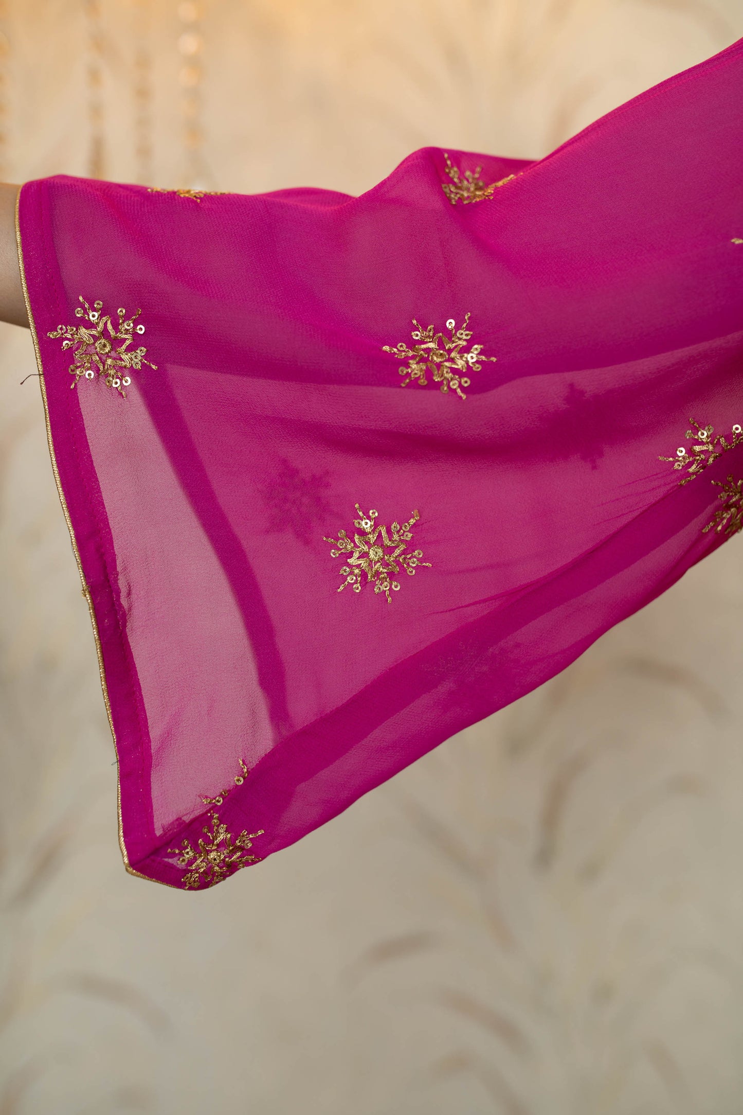 Women's Rani Pink Sharara Set - Label Shaurya Sanadhya