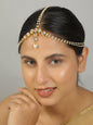 Women's Pearl Beaded Kundan Matha Patti