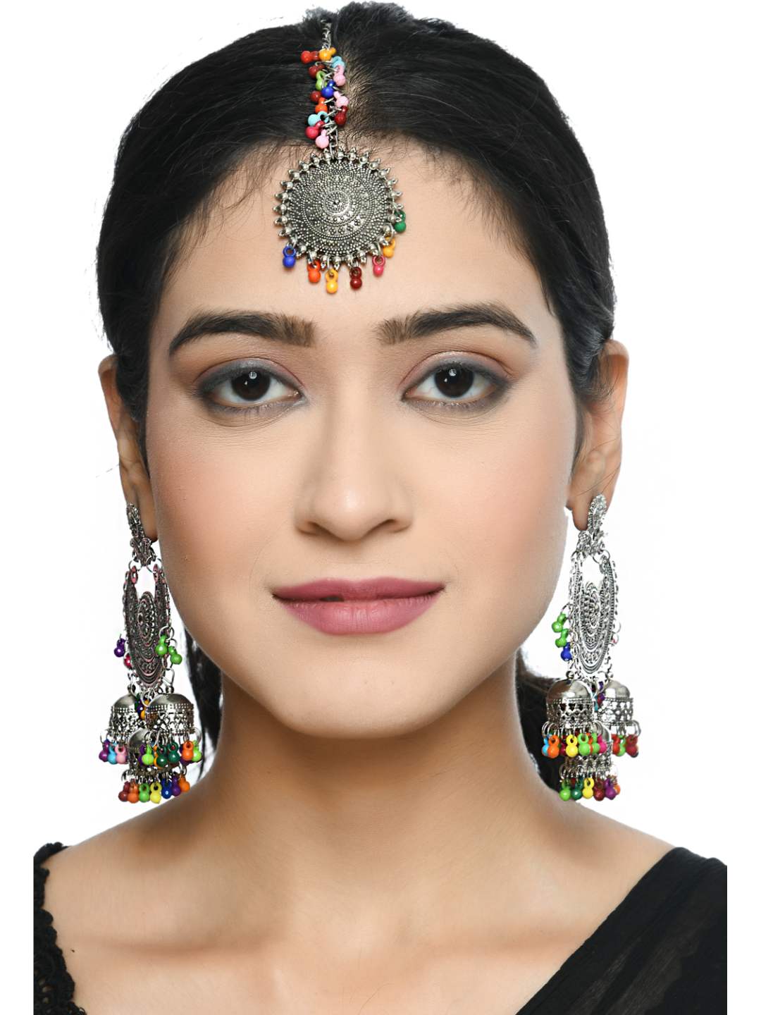 Trendia Traditional design Earrings & Tika Jker_101