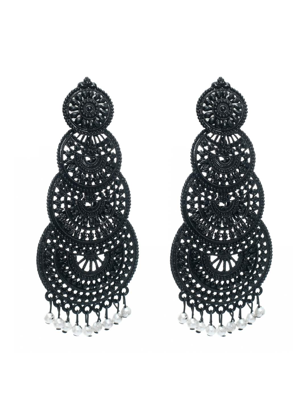 Trendia Latest design Black color Earrings Jker_120