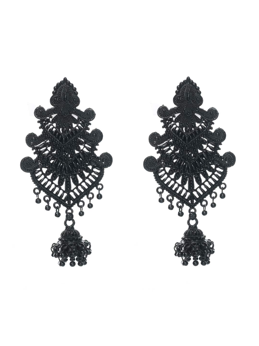 Trendia Latest design Black Earrings Jker_121