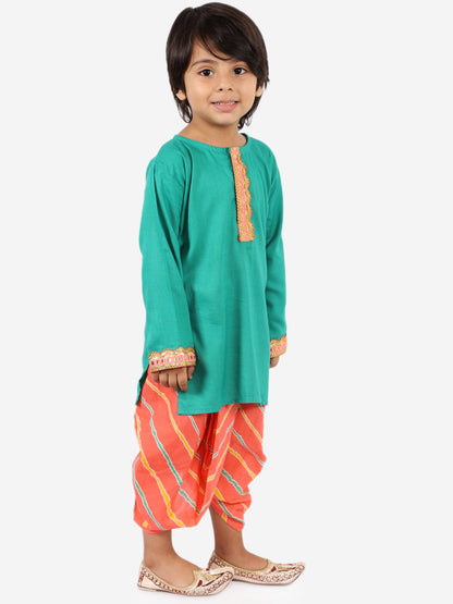 Cotton Dhoti Kurta Set for Boys