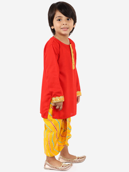 Cotton Dhoti Kurta Set for Boys