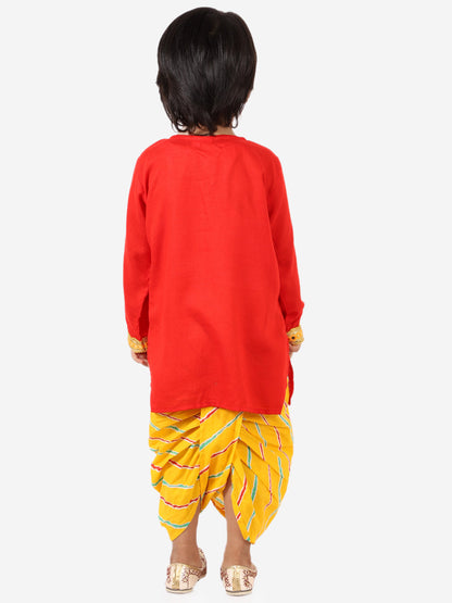 Cotton Dhoti Kurta Set for Boys