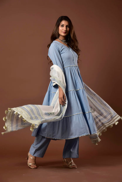 Women's Parzia Aasmani Suit Set