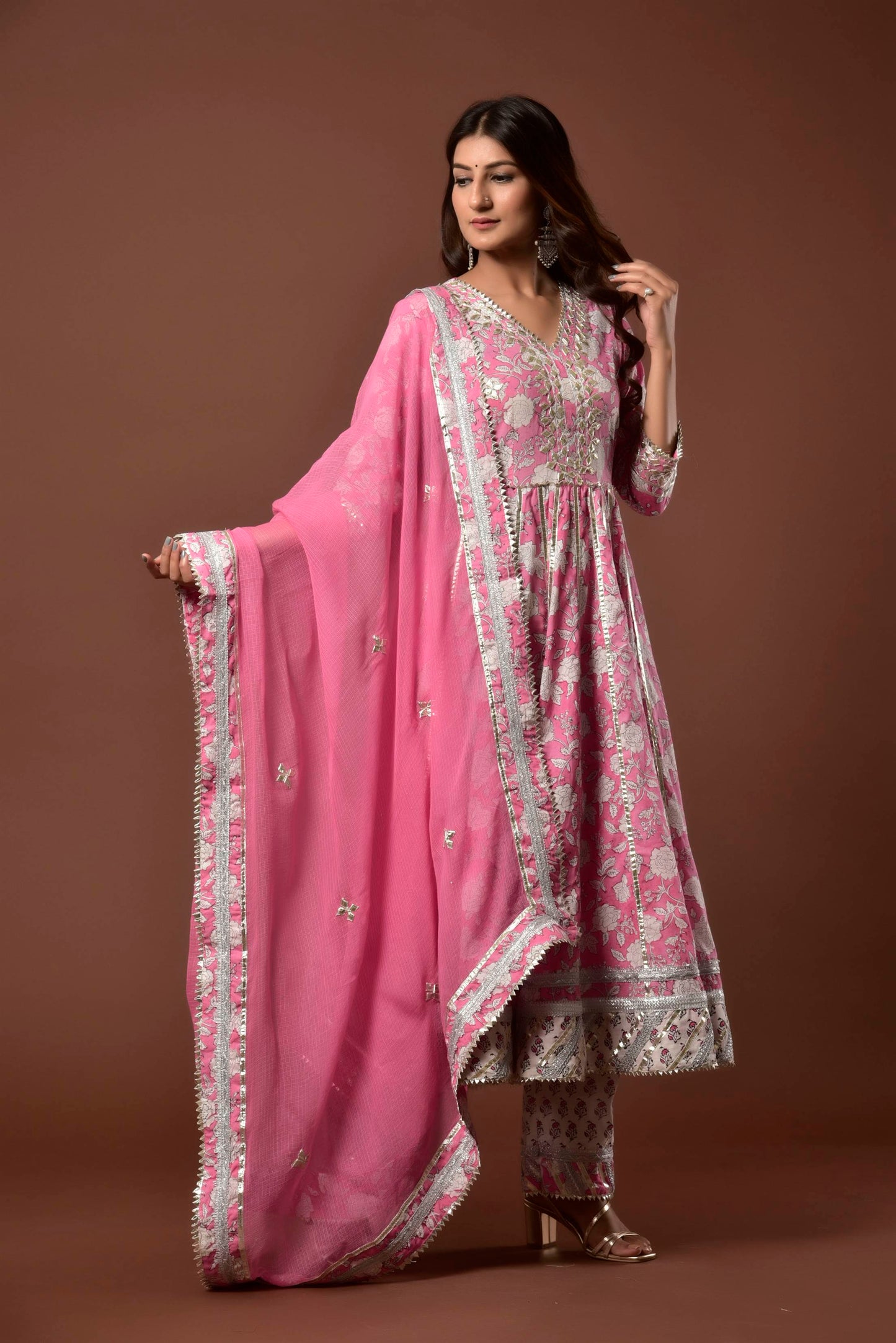 Women's Ambar Gulabi Kalidar Suit Set