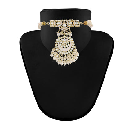 Women's Pearl Beaded Choker Necklace