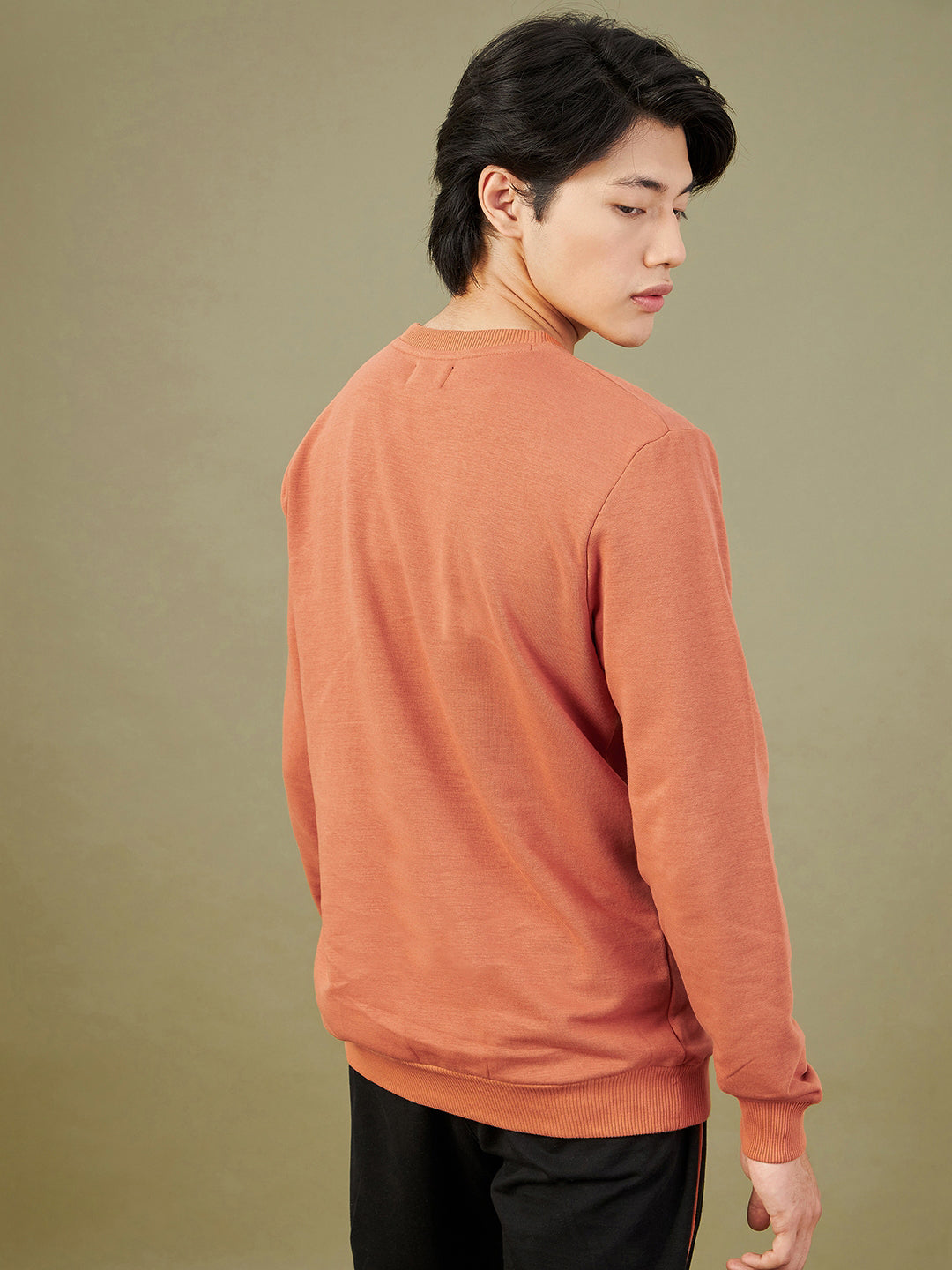 Men's Rust SOMEWHERE OVER THE RAINBOW Sweatshirt - LYUSH-MASCLN