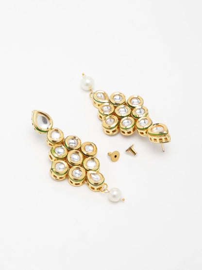 Women's Kundan Choker with Earrings