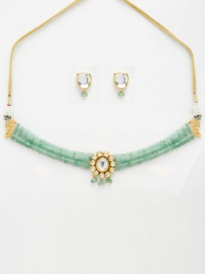 Women's Kundan Choker with Studs