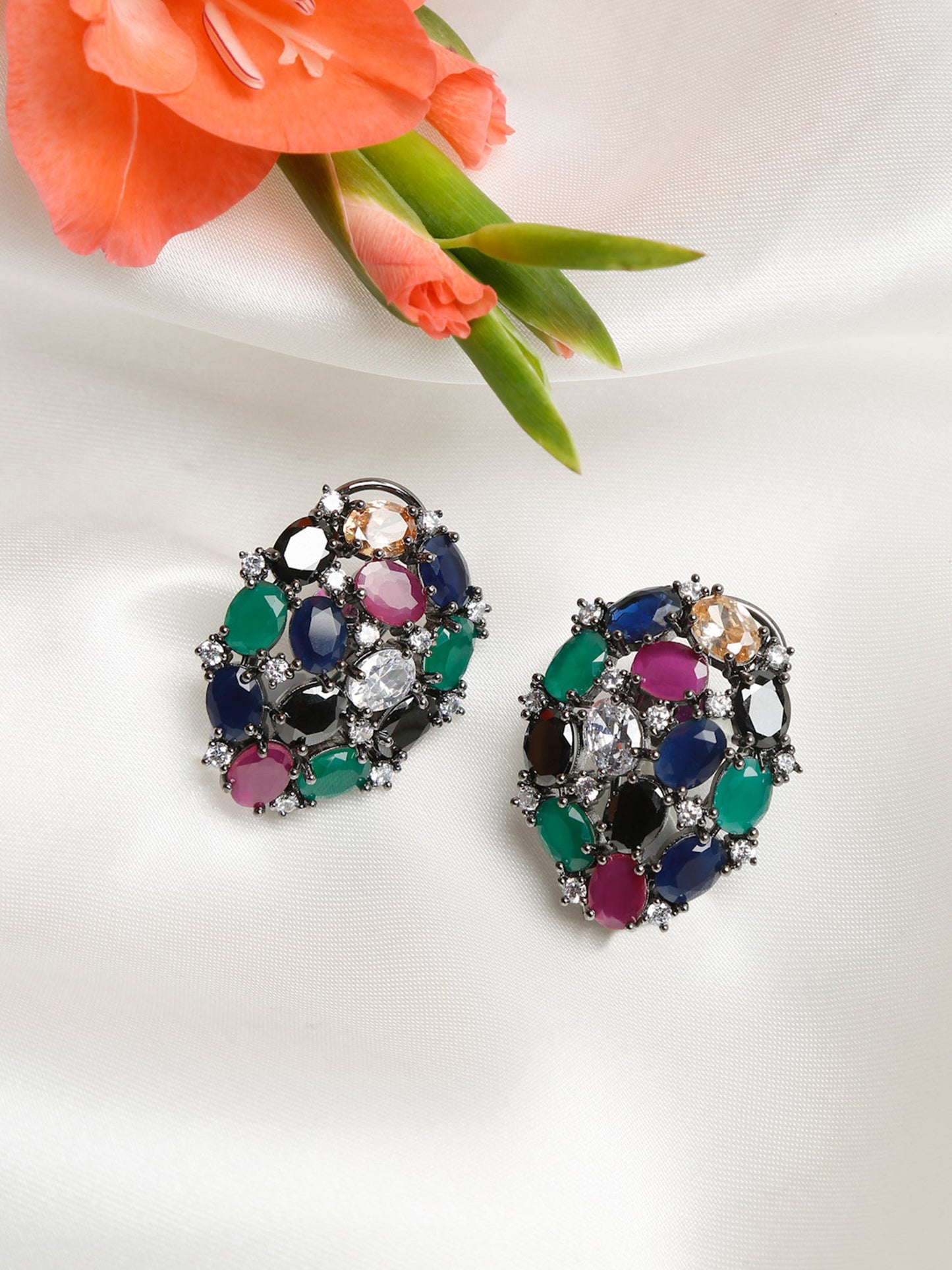 Women's Multi Stone Studs