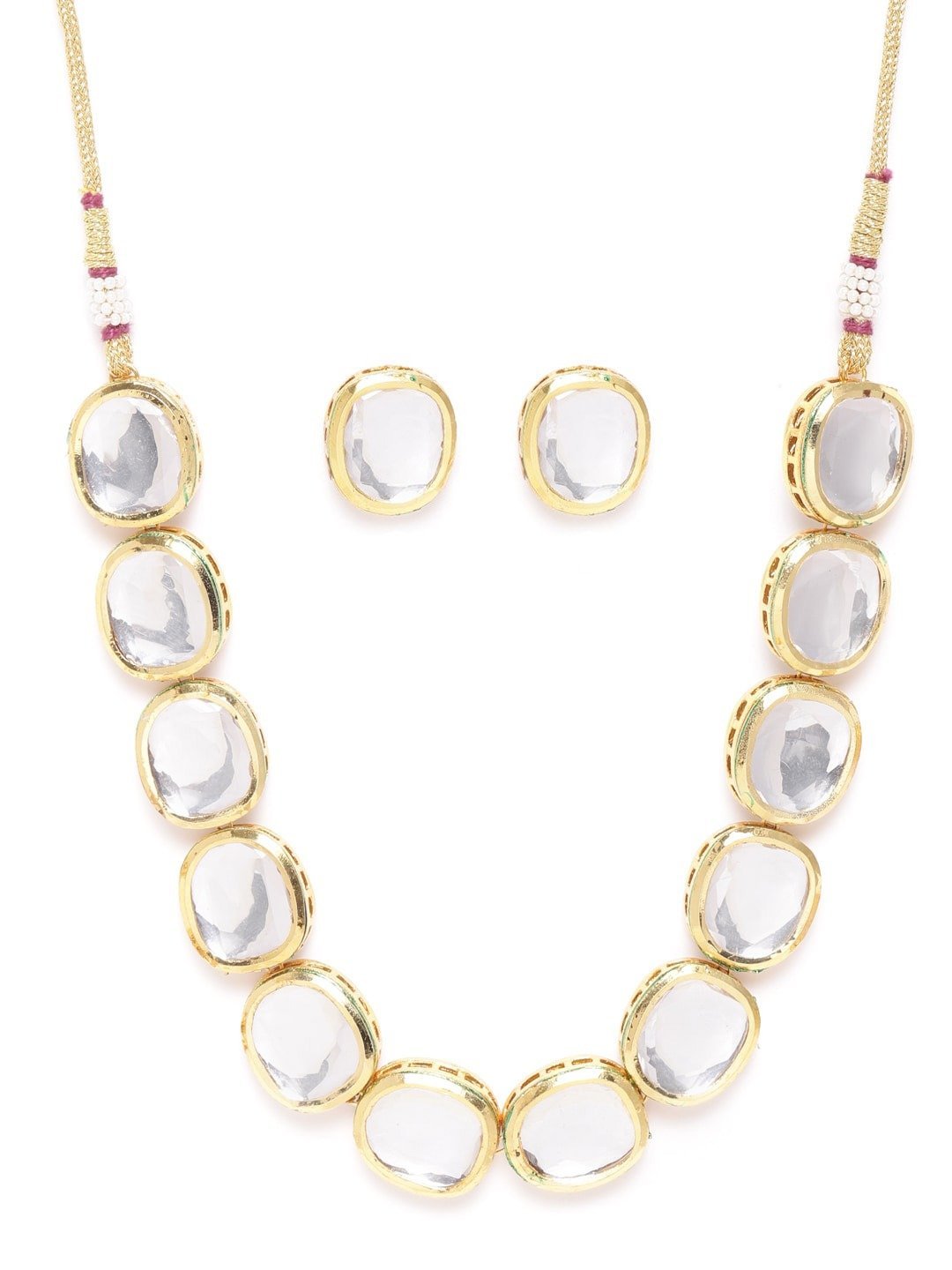 Women's Kundan Gold Plated Jewellery Set