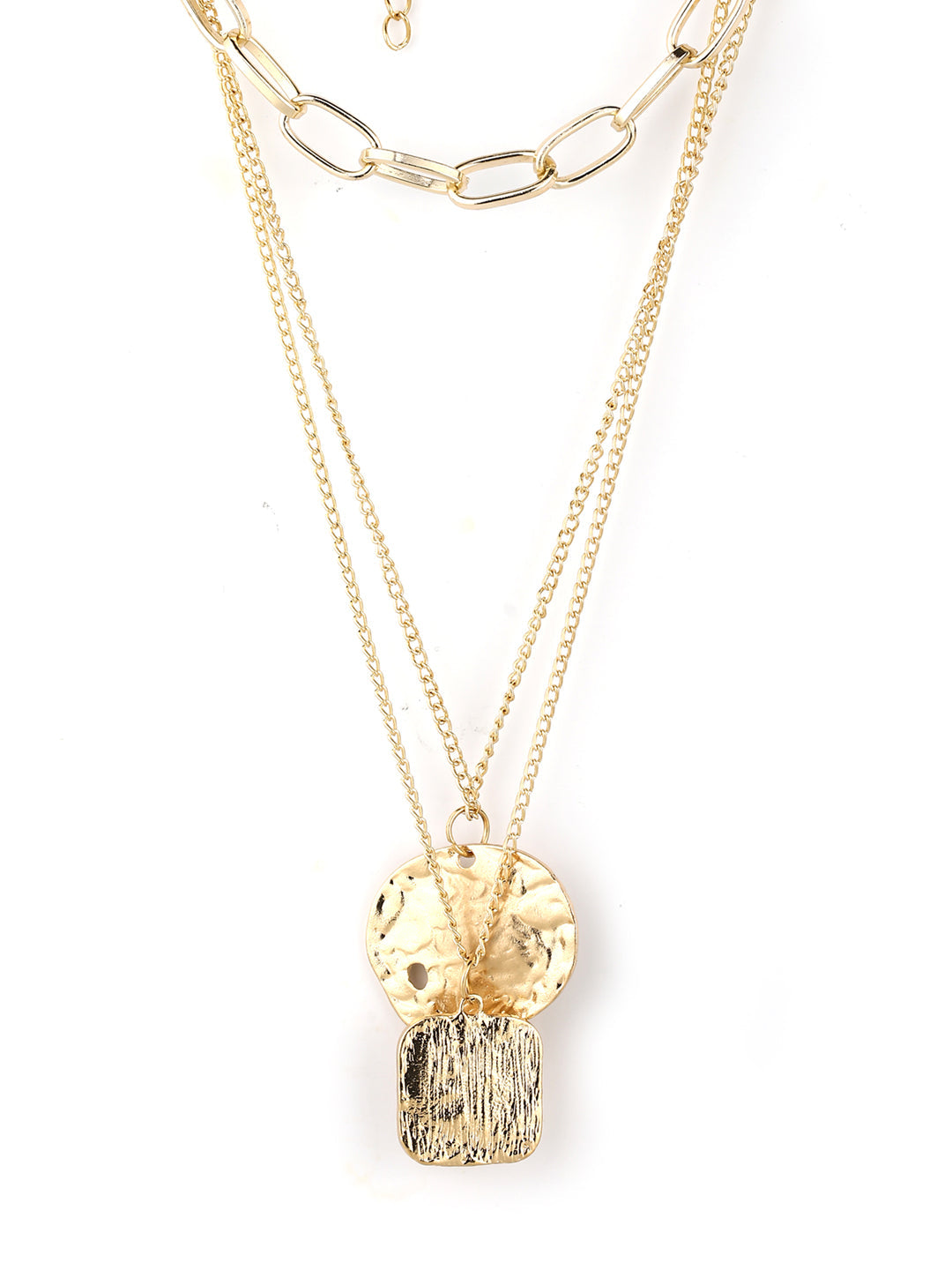 Women's  Gold Plated Layered Necklace