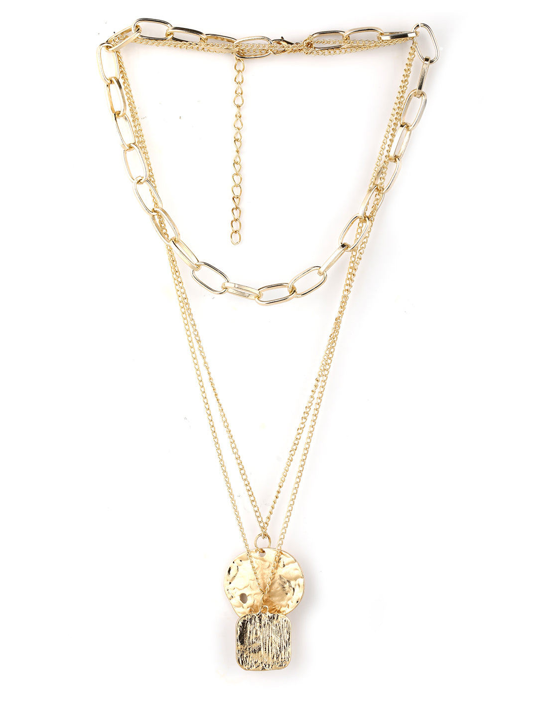 Women's  Gold Plated Layered Necklace