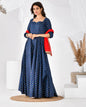 Women's blue anarkali set