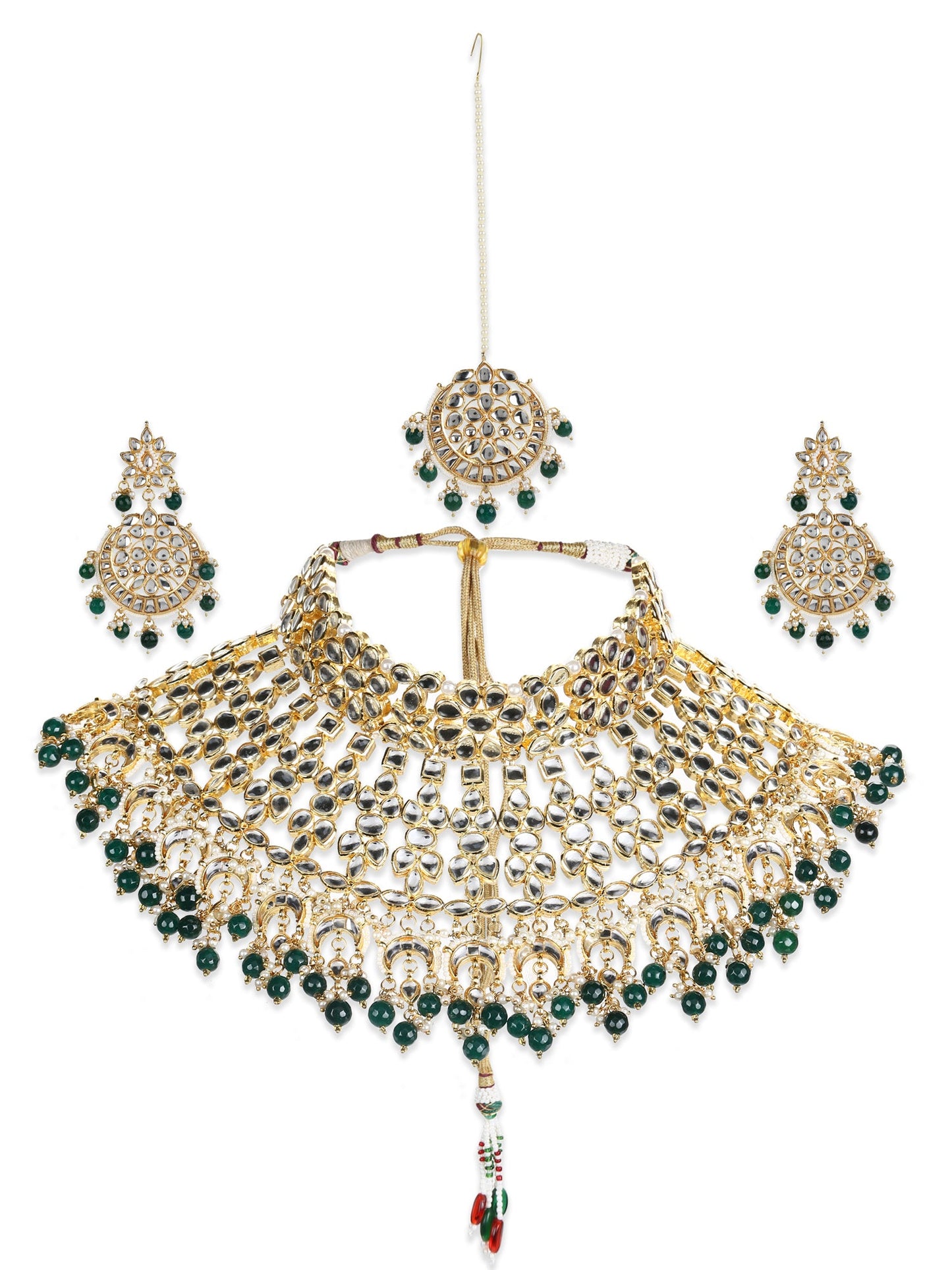 Women's Kundan Choker With Earrings