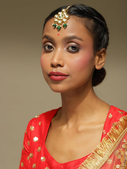 Women's Kundan Maang Tikka