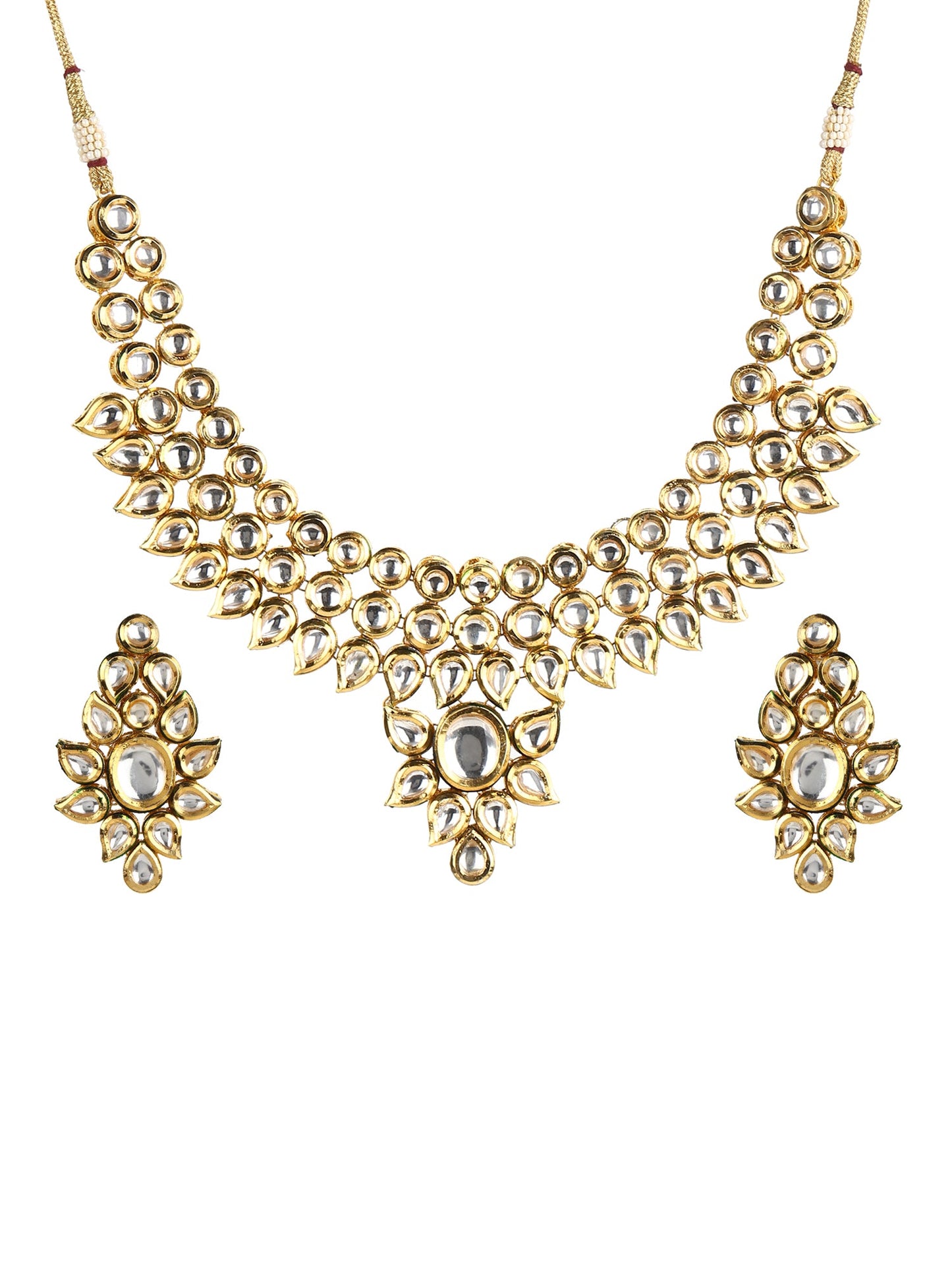 Women's Kundan Choker With Studs