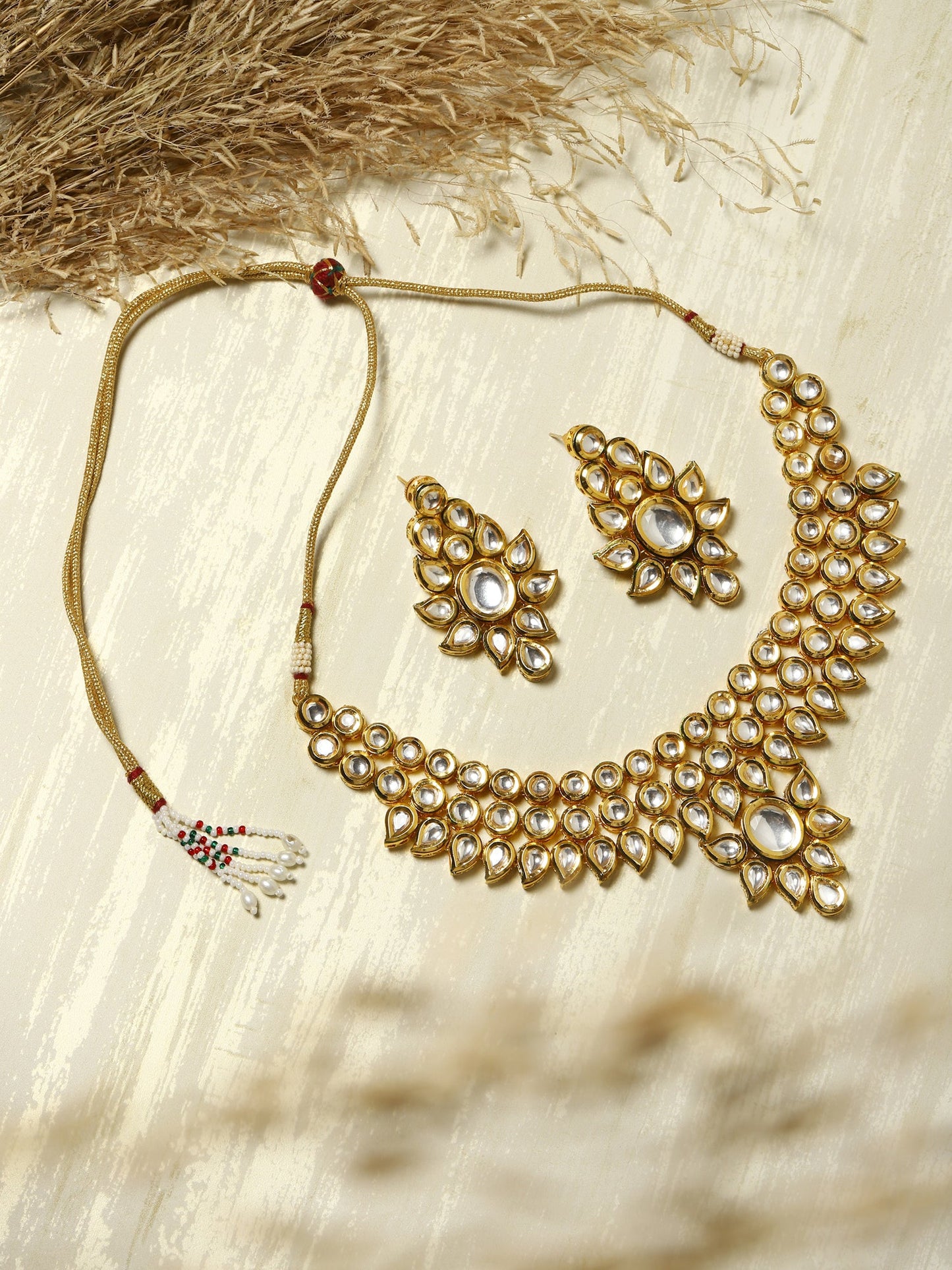 Women's Kundan Choker With Studs