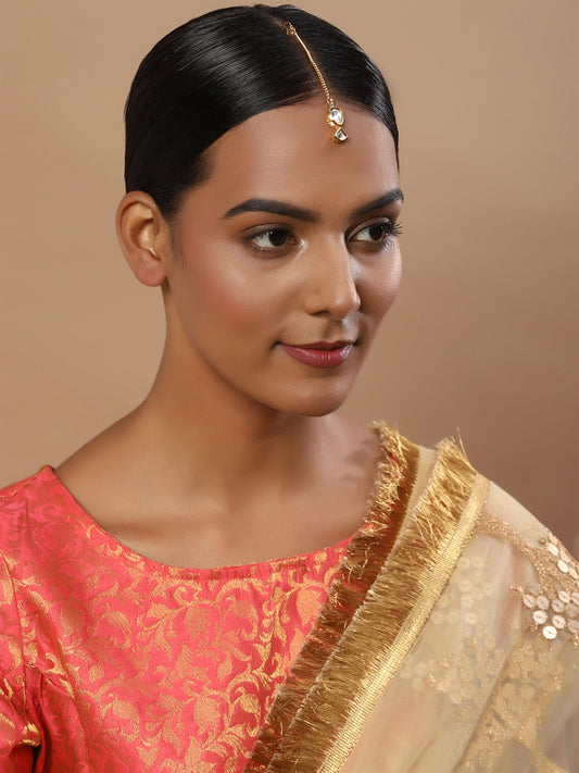 Women's Kundan Maang Tikka