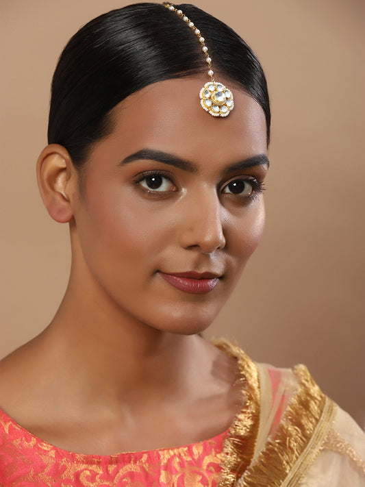 Women's Kundan Maang Tikka