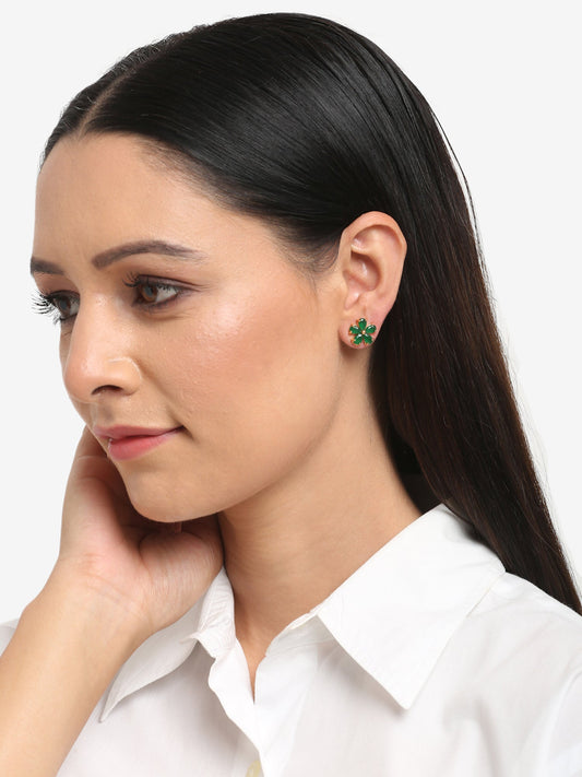 Women's Green Studs