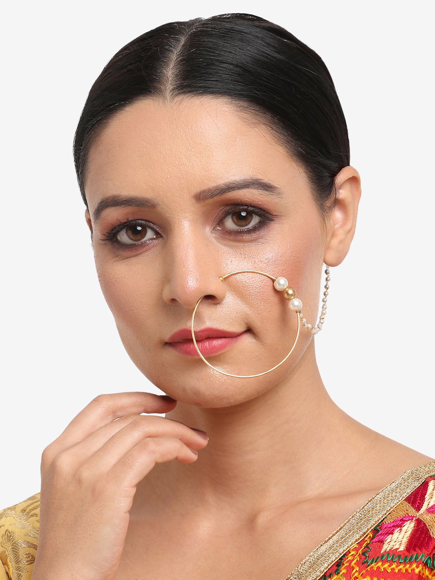 Pearl Nose Ring For Women