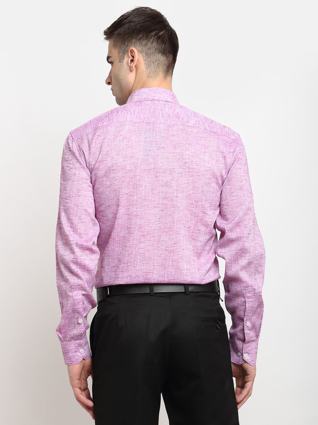 Men's Purple Solid Cotton Formal Shirt ( SF 782Purple )