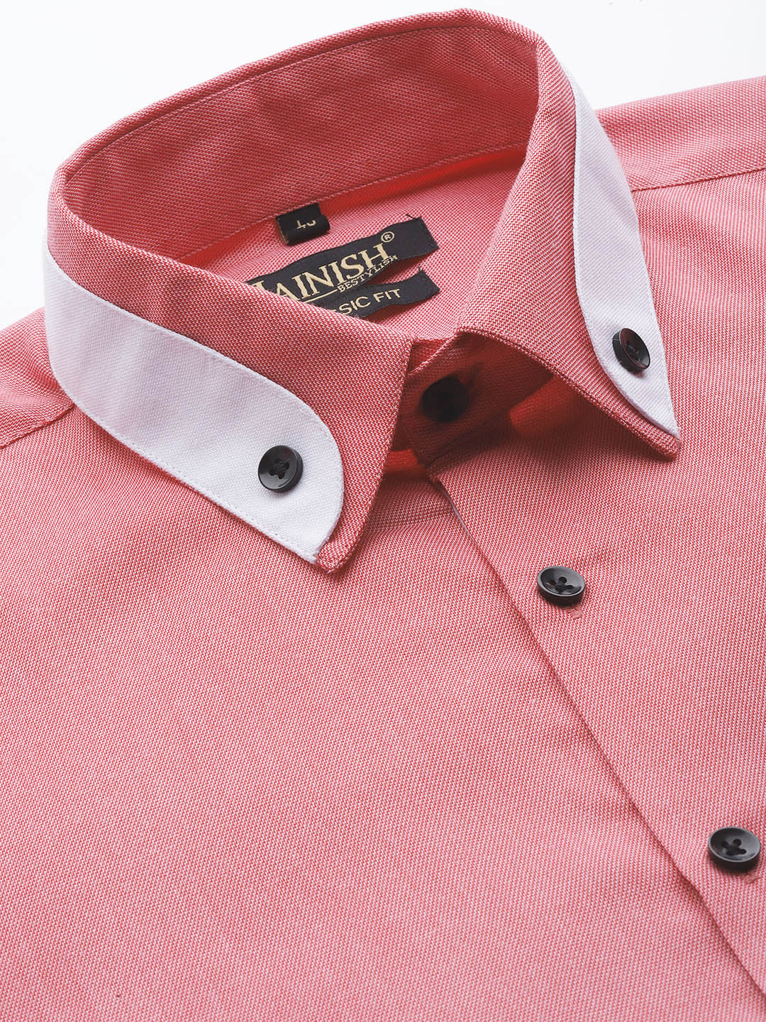 Men's  Cotton Solid Formal Shirts ( SF 796Red )