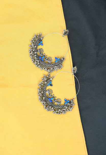 Trendia Peacock Chandbali Earrings by  (1 Pair earrings)