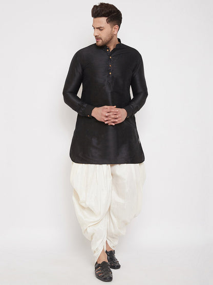 Men's Cream Cowl Dhoti