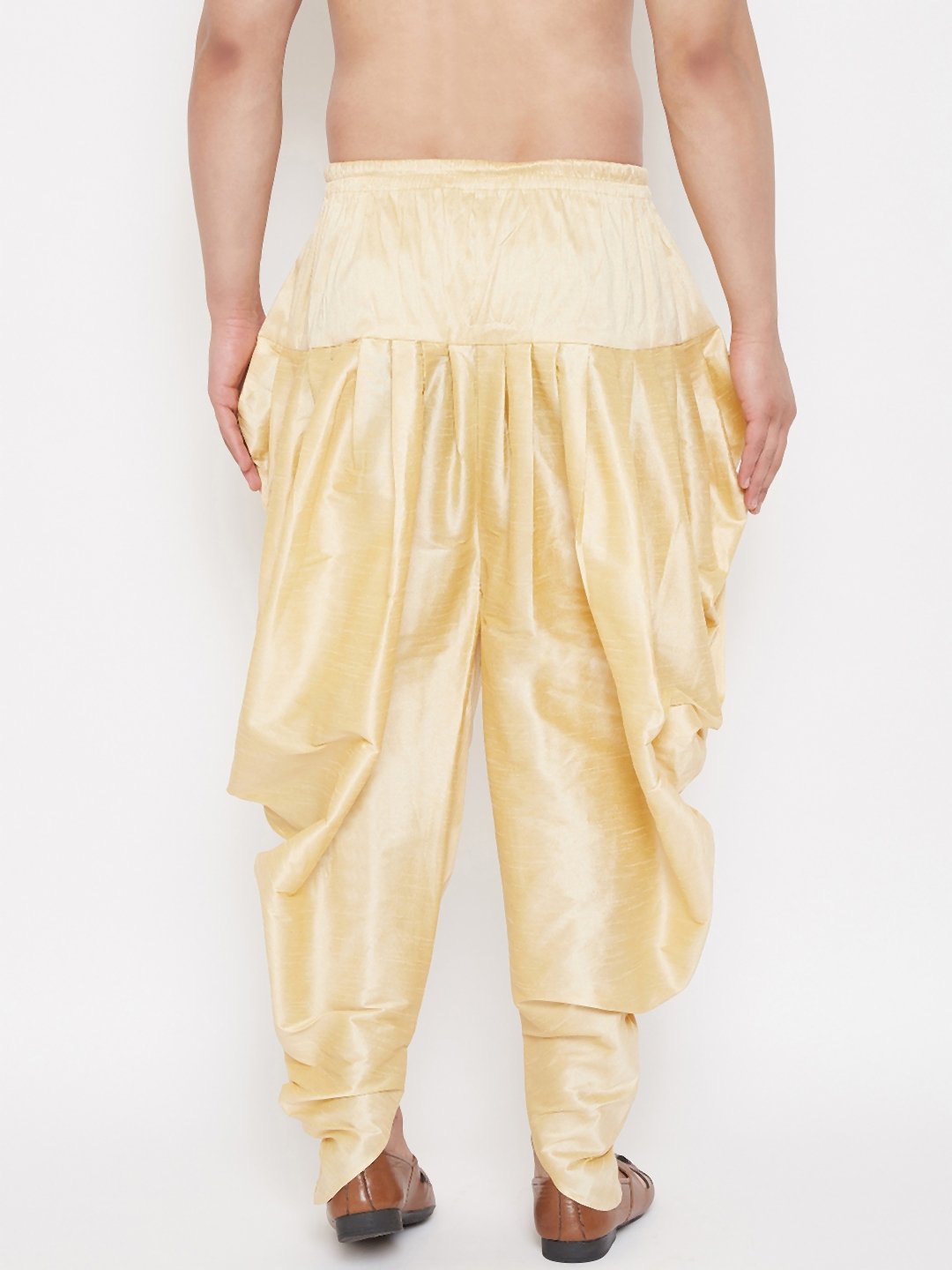 Men's Gold Cowl Dhoti