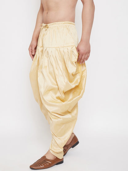 Men's Gold Cowl Dhoti