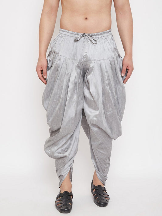 Men's Grey Cowl Dhoti