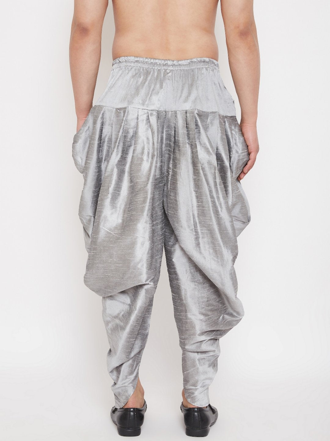 Men's Grey Cowl Dhoti