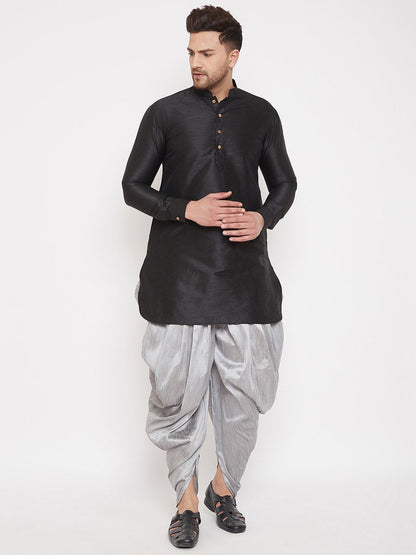 Men's Grey Cowl Dhoti