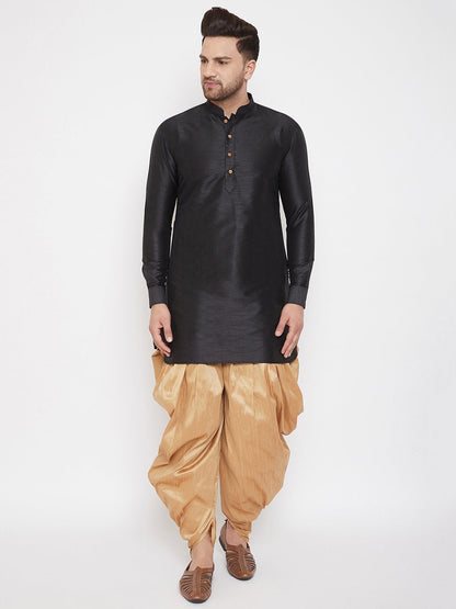 Men's Rose Gold Cowl Dhoti