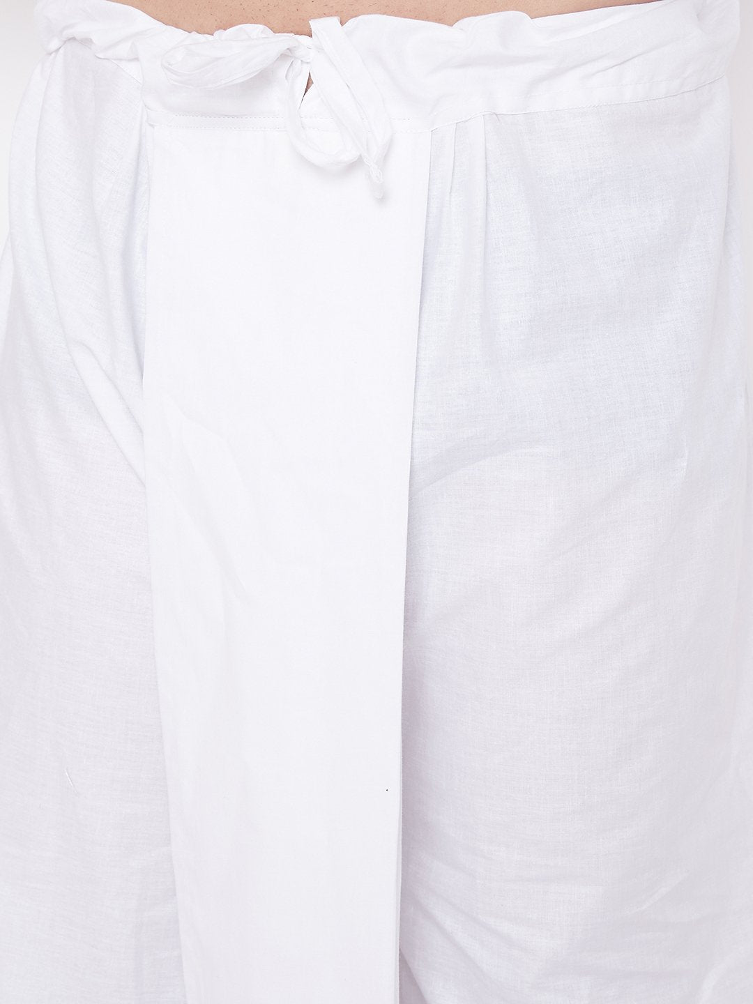 Men's White Traditional Dhoti