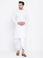 Men's White Cotton Kurta