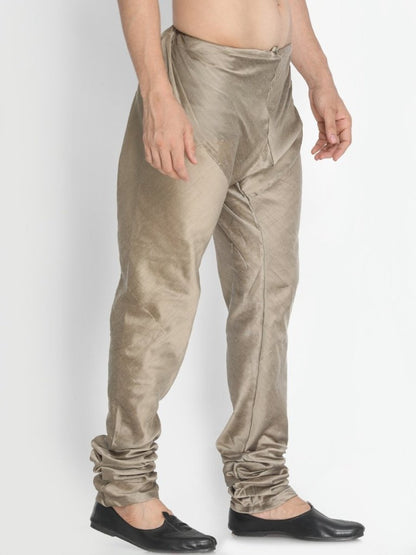 Men's Beige Cotton Blend Pyjama