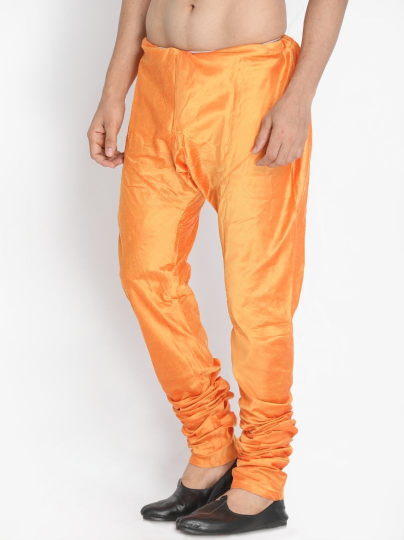 Men's Orange Cotton Blend Pyjama