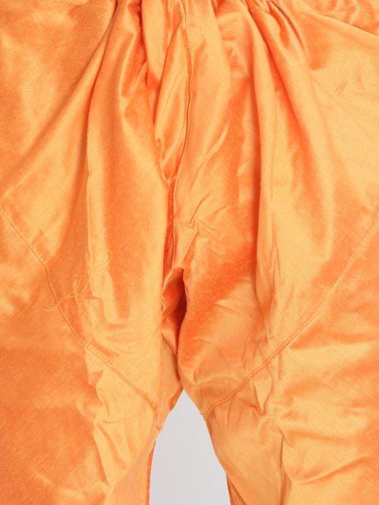 Men's Orange Cotton Blend Pyjama