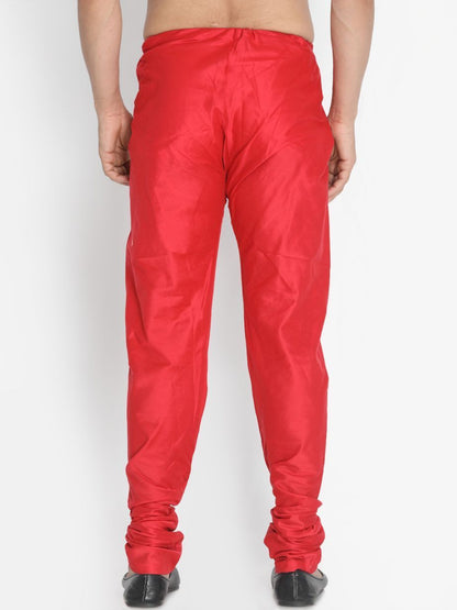 Men's Red Cotton Blend Pyjama