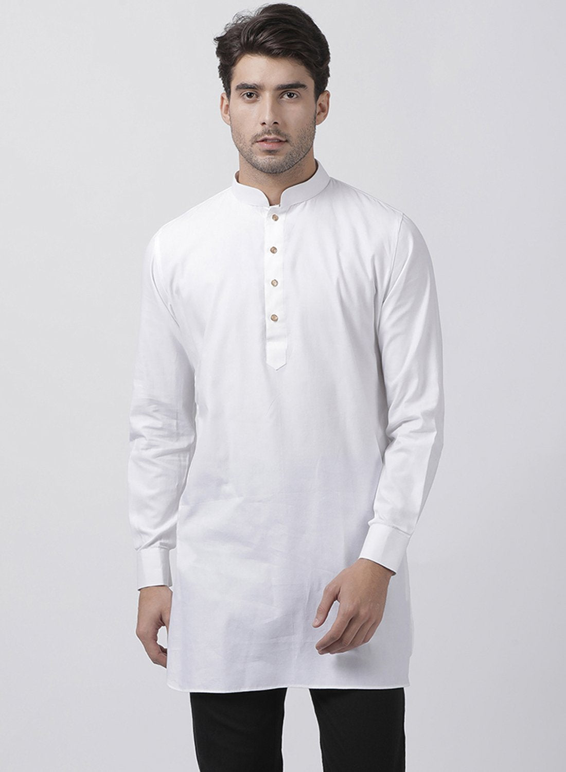 white cotton kurta