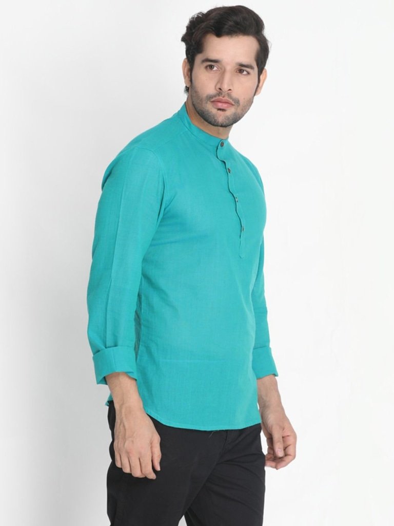 Aqua Color Pure Cotton Kurta