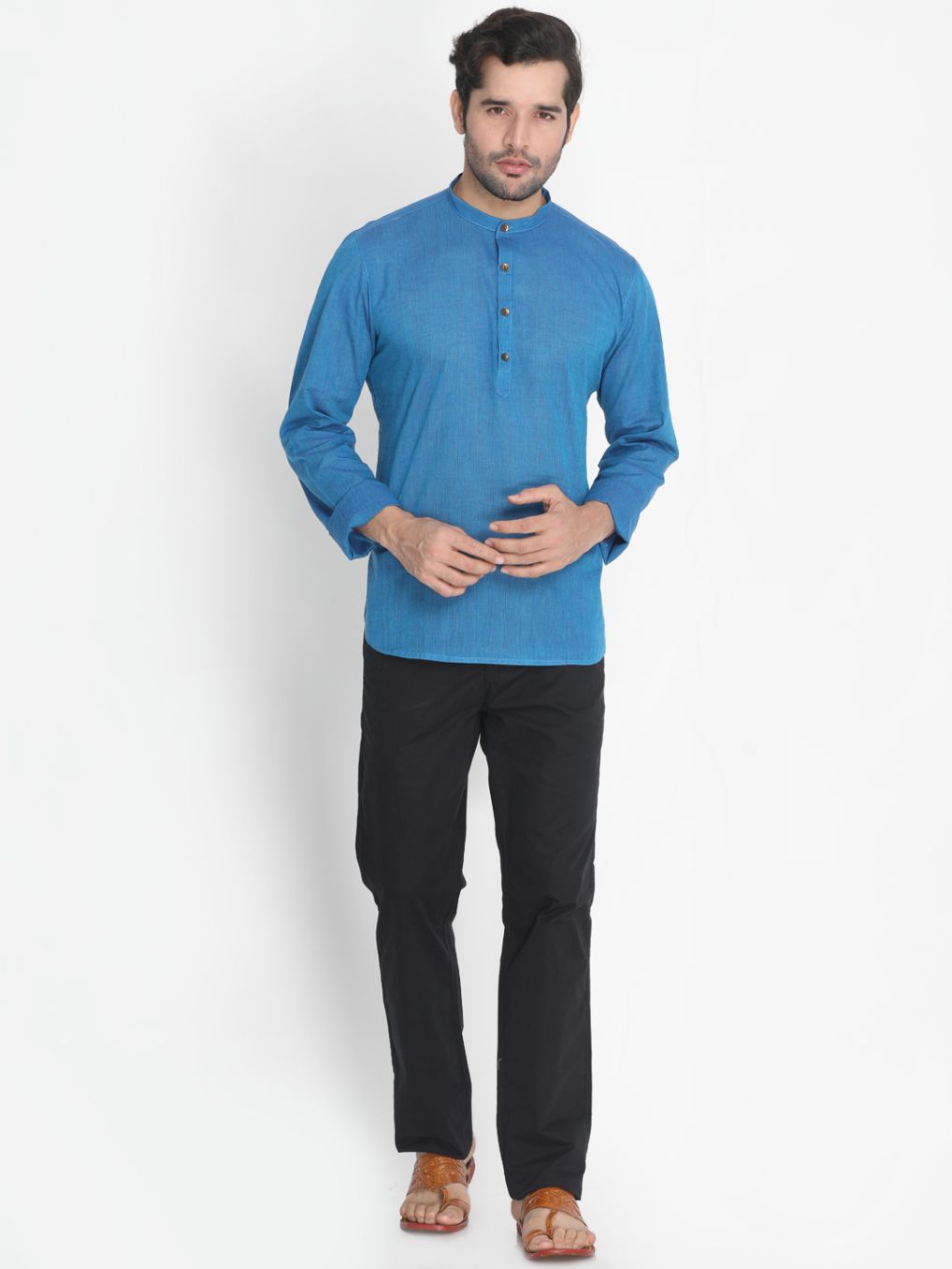 Blue color Kurta for men