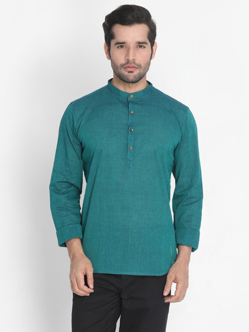 Green color Kurta for men