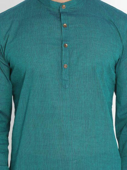 dark green color kurta